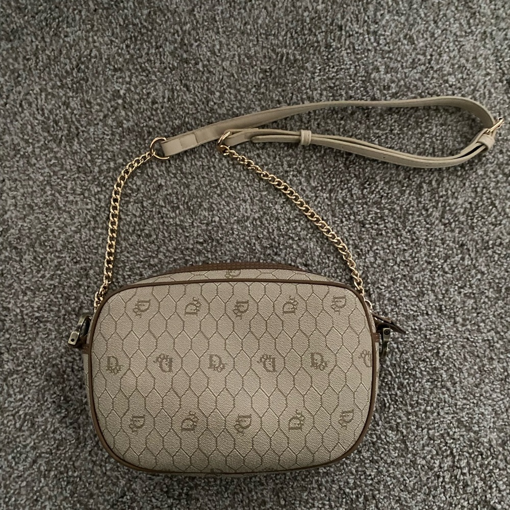 ⚜️ Christian Dior Vintage Honeycomb Crossbody Shoulder Purse and Matching Wallet
